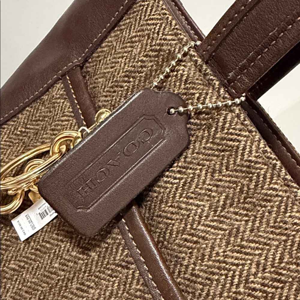 Coach vintage 6127 πΊπΈ Brown Tote Bag β€οΈβ€οΈβ€οΈπ - Picture 3 of 16